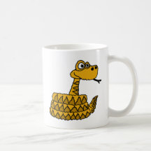XX- Funky Rattlesnake Cartoon Mug