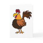 XX- Funky Rooster Greeting Cards