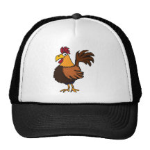 XX- Funky Rooster Mesh Hat