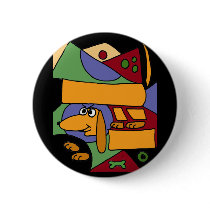 XX- Funny Abstract Art Dachshund