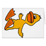 XX- Funny Dead Duck Cartoon Card