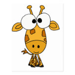XX- Funny Giraffe Cartoon Post Card