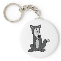 XX- Funny Goofy Grey Wolf