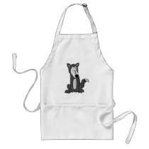XX- Funny Goofy Grey Wolf
