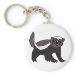 XX- Funny Honey Badger Key Chain