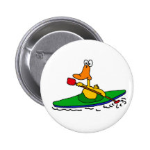 XX- Funny Kayaking Duck Button