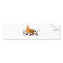XX- Funny Naughty Puppy Dog Cartoon Bumper Stickers