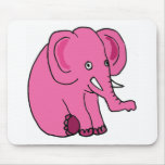 XX- Funny Pink Elephant Mousemat