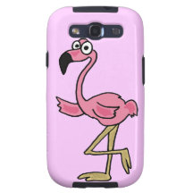 XX- Funny Pink Flamingo Cartoon