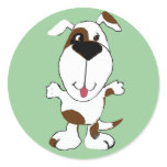 XX- Happy Dog Cartoon Sticker