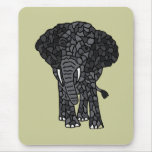XX- Unique Elephant Art Mousemat
