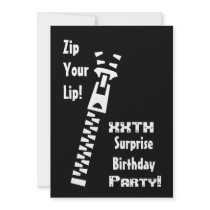 xxth SURPRISE Birthday Party Invitation Template