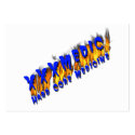 XXX Medic Blue Text With Flame business cards