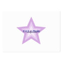 XXX Medic Purple Star And Text business cards