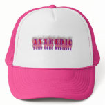 XXX Medic Red text with red smoke Trucker Hat