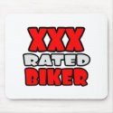 XXX Rated Biker mousepads