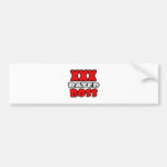 XXX Rated Boss Bumper Stickers