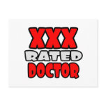 XXX Rated Doctor postcards