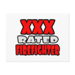 XXX Rated Firefighter postcards