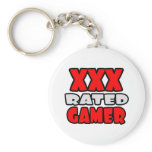 XXX Rated Gamer keychains