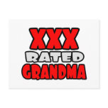 XXX Rated Grandma postcards