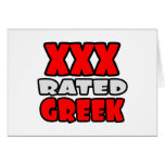 XXX Rated Greek cards