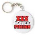 XXX Rated Italian keychains