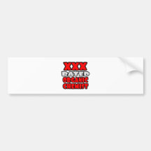 XXX Rated Organic Chemist Bumper Stickers