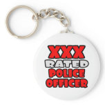 XXX Rated Police Officer keychains