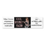 XXXL BUTT STAMP bumper stickers