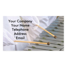 Xylophone or Marimba Players Business Cards