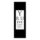Y Bother Eye chart business cards