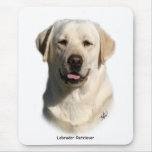 Y ellow Labrador Retriever mousepads