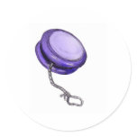 Y is for Yo-Yo Round Sticker