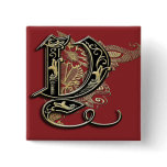 "Y" monogram button
