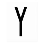 Y postcards