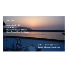 Yacht Crew Business Cards