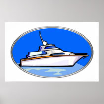 Yacht in Oval