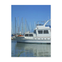 Yacht postcard