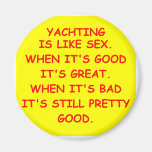 yachting refrigerator magnet
