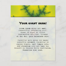 Yag Beam Fractal Art Flyer