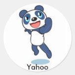 Yahoo Round Stickers