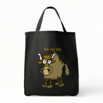 YAK YAK YAK Talking IS Life! Canvas Bags