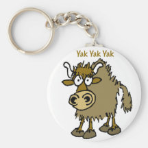 YAK YAK YAK Talking IS Life! Key Chain
