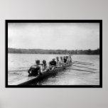 Yale Rowing Racing Shell 1915 Print