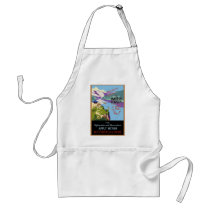 Yangtsze Yangtze River Gorges Vintage Travel Art Apron