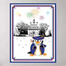 Yankee Doodle Penguin Print