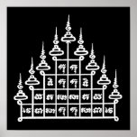 YANT BUDDHA ASIAN ART DESIGNS posters
