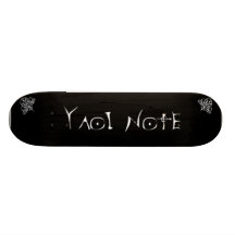 Yaoi Note Skateboard