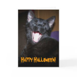 Yawn...Happy Halloween! cards